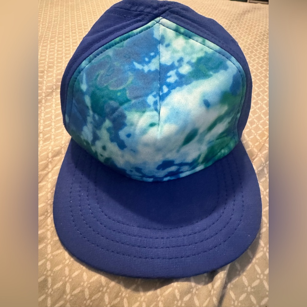 Blue and Tie-Dye Cap